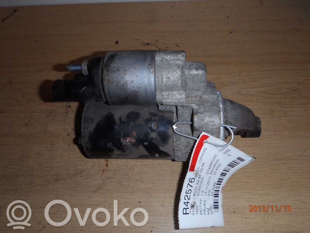Audi A4 S4 B7 8E 8H Motor de arranque 