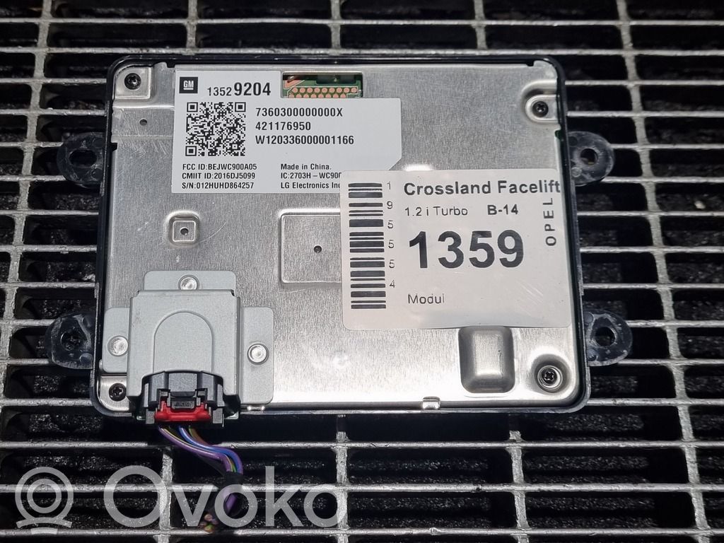 Opel Crossland X Inne komputery / moduły / sterowniki 