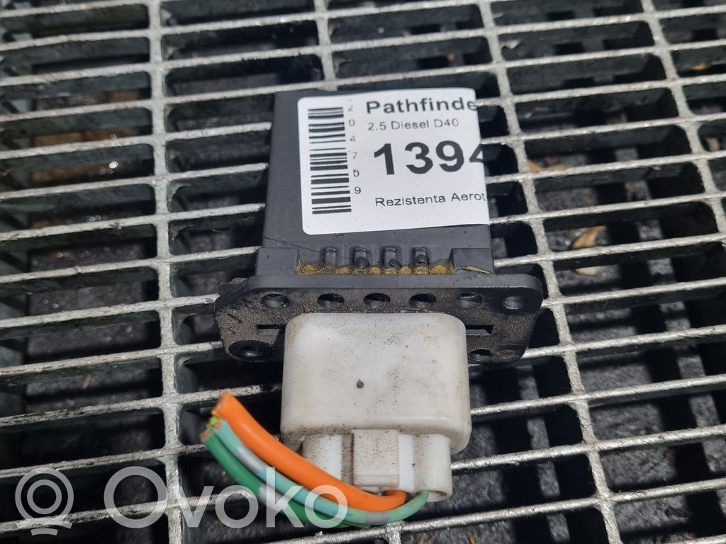 Nissan Pathfinder R51 Heater blower motor/fan resistor 