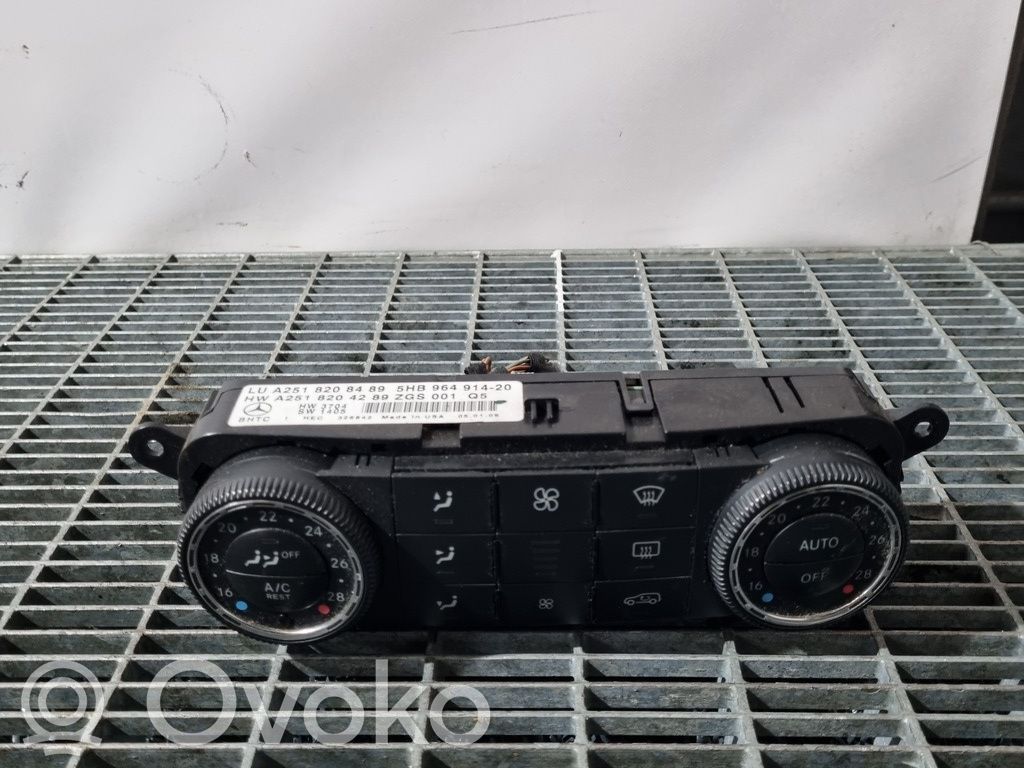 Panel klimatyzacji   A2518208489