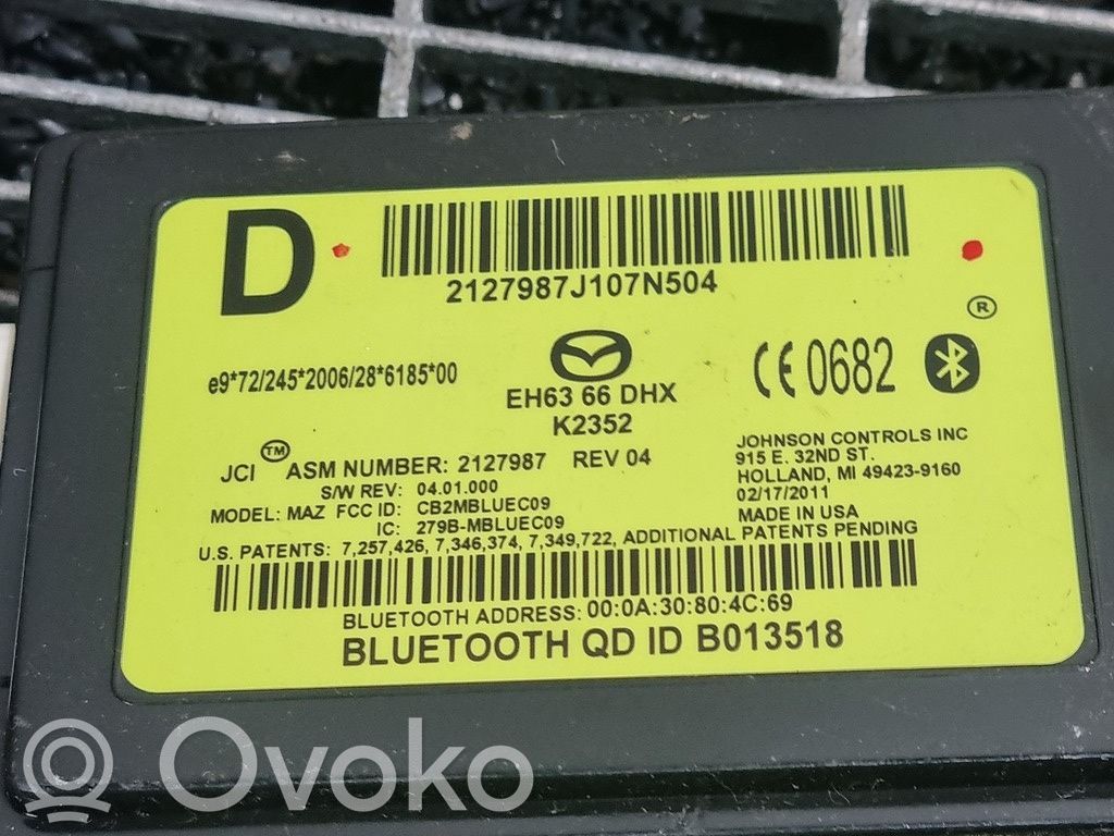 Mazda CX-7 Other control units/modules 