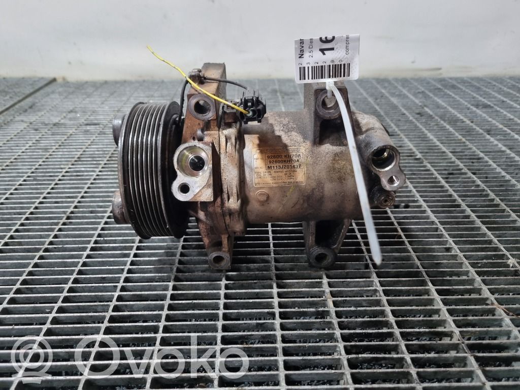 Compresseur de climatisation   92600KH70A