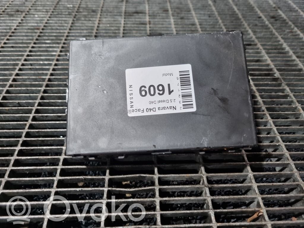 Nissan Navara D40 Otras unidades de control/módulos