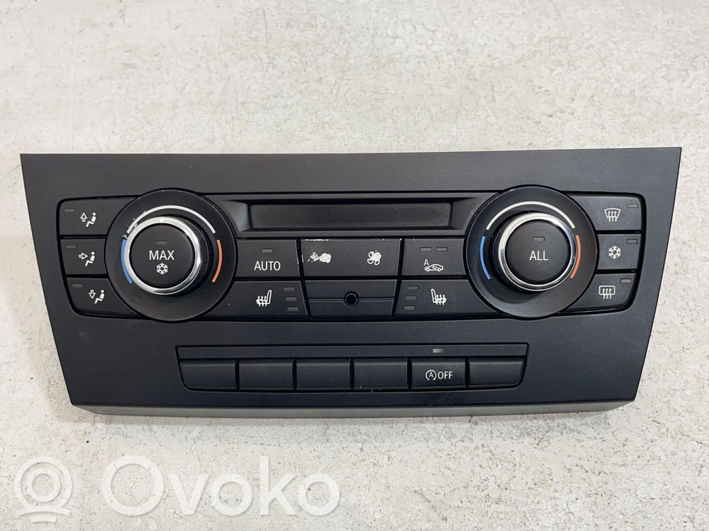 BMW 3 E92 E93 Air conditioning/heating control unit 