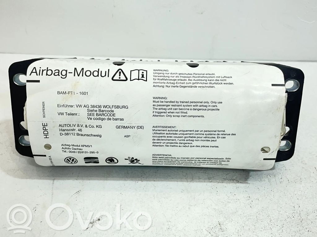 Volkswagen Scirocco Poduszka powietrzna Airbag pasażera 