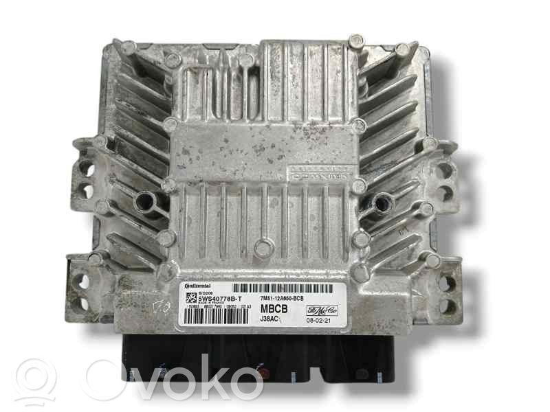 Engine control unit/module   5WS40778BT,7M5112A650BCB