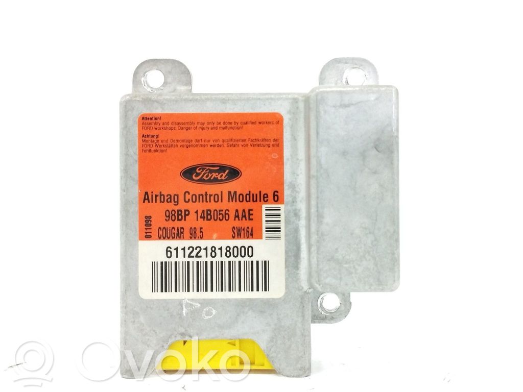 Unidad de control/módulo del Airbag   98BP14B056AAE