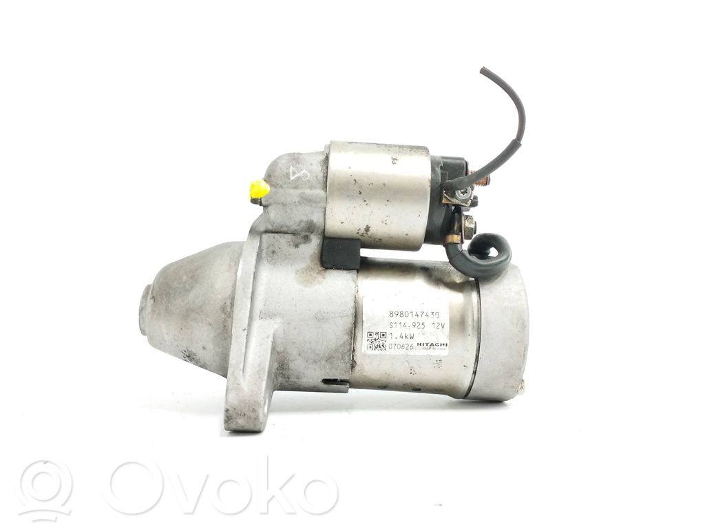 Motor de arranque   8980147430,S114925