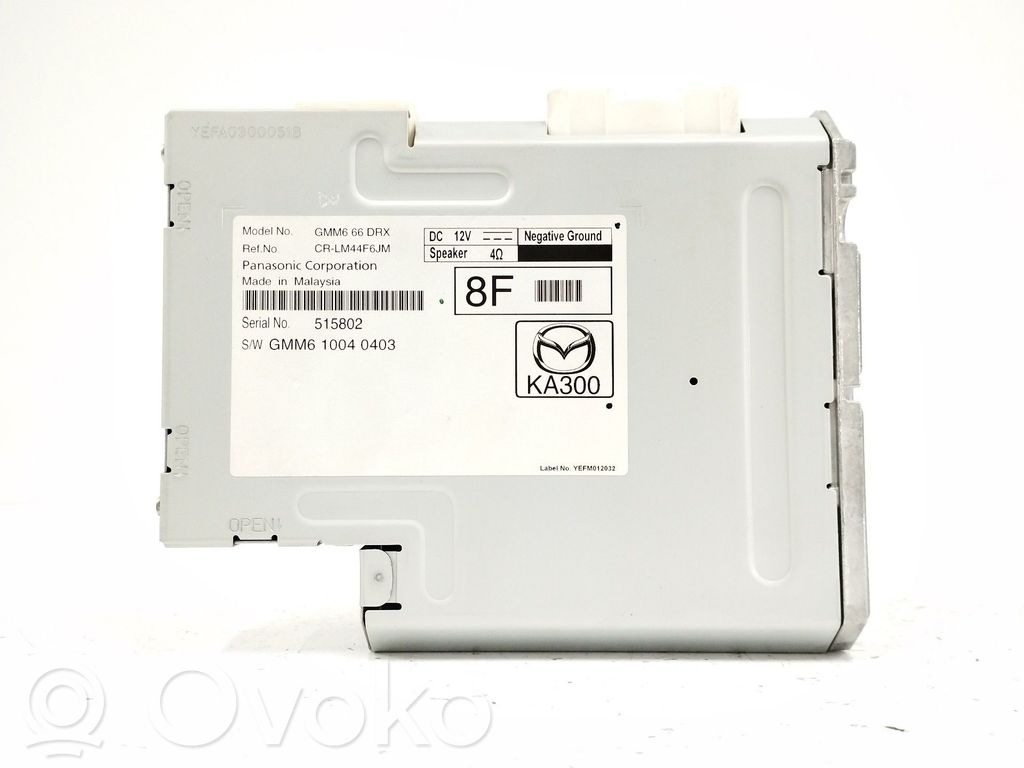 Mazda 6 Other control units/modules 