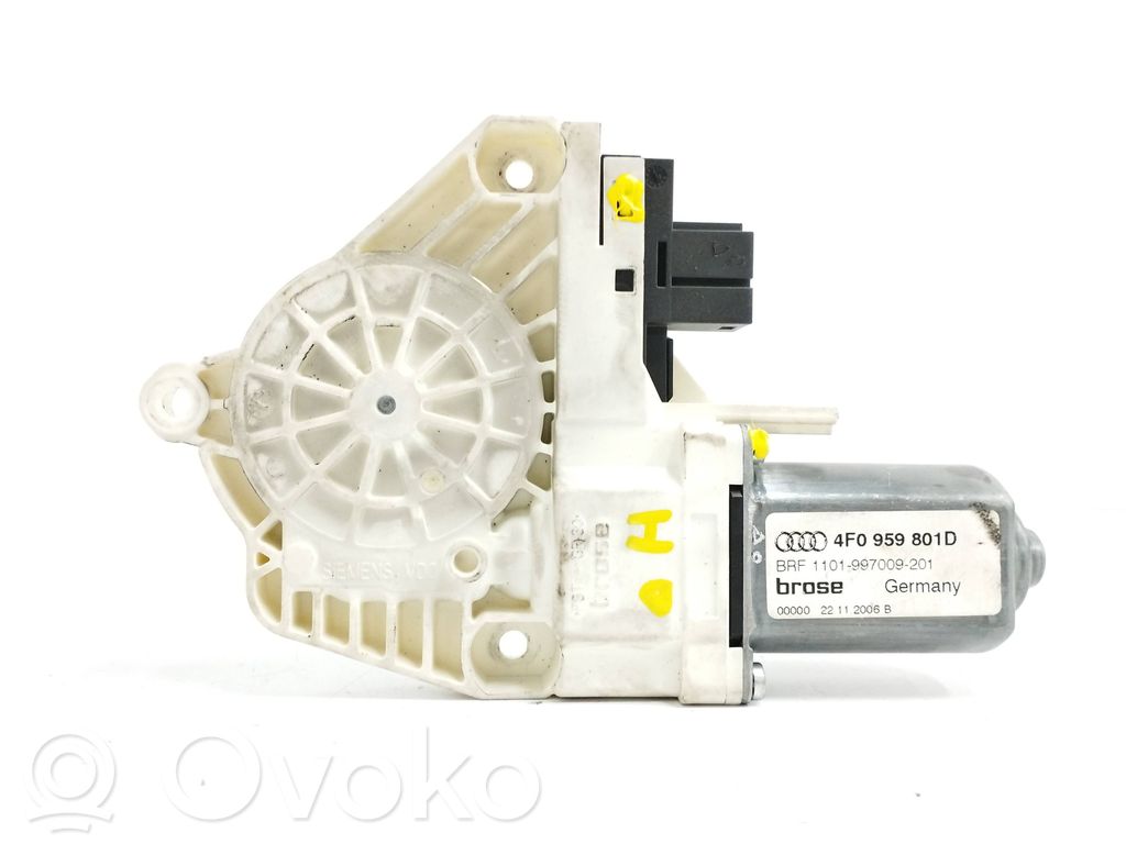 Audi A6 S6 C6 4F Motorino alzacristalli della portiera anteriore