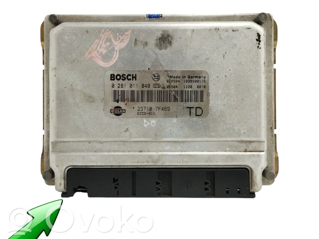 Engine control unit/module   237107F469,OBSERVARFOTO,0281011040