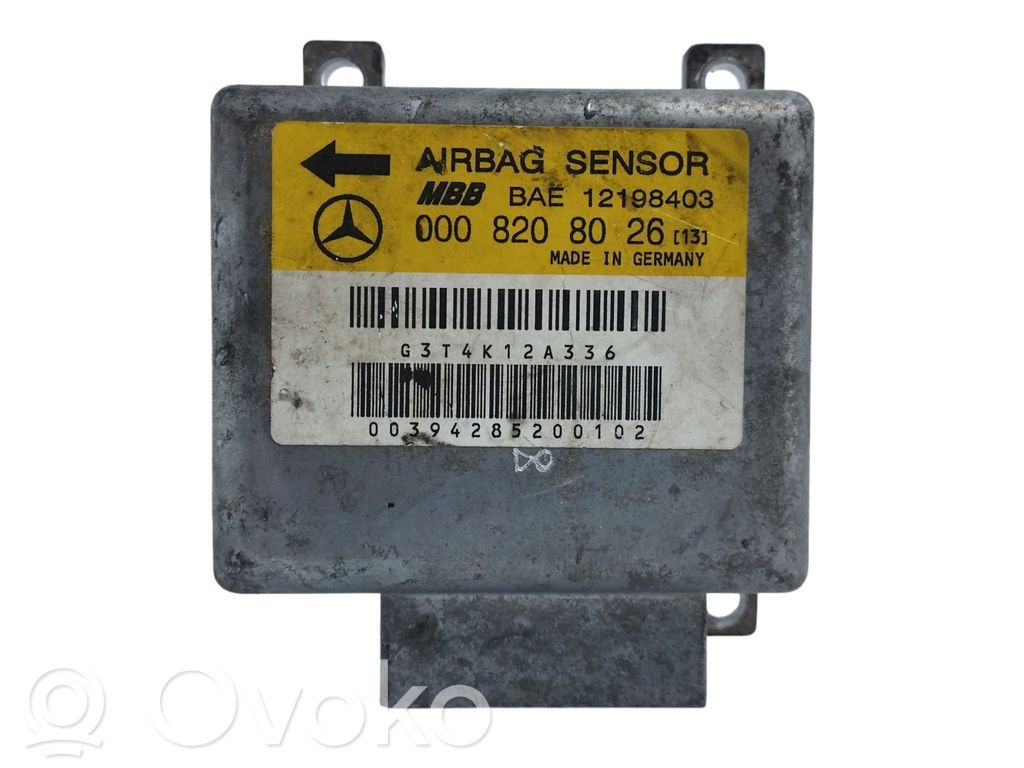 Mercedes-Benz C W202 Centralina/modulo airbag