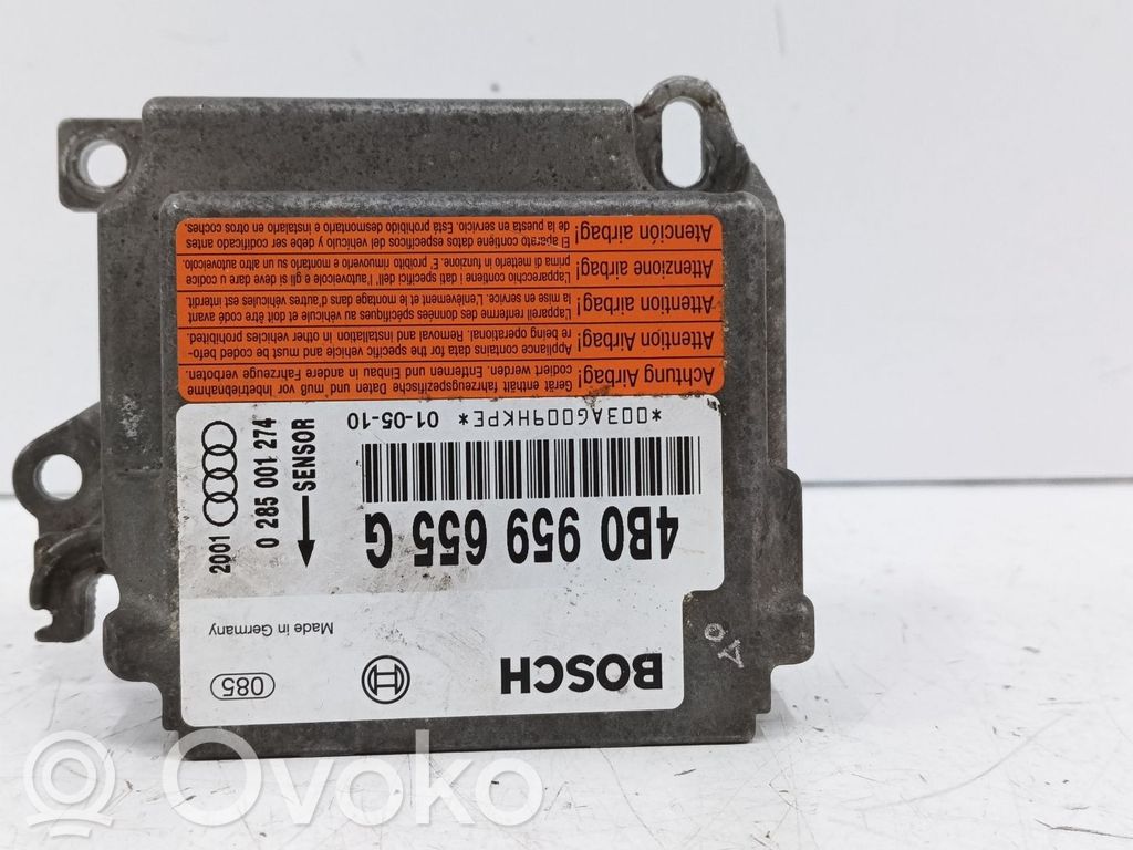 Audi A6 Allroad C5 Centralina/modulo airbag 