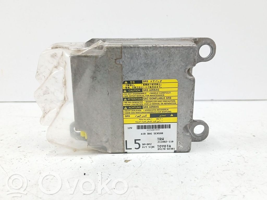 Toyota Corolla Verso E121 Airbag control unit/module 