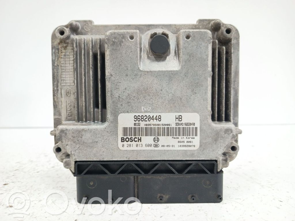 Engine control unit/module   96820448,0281013600