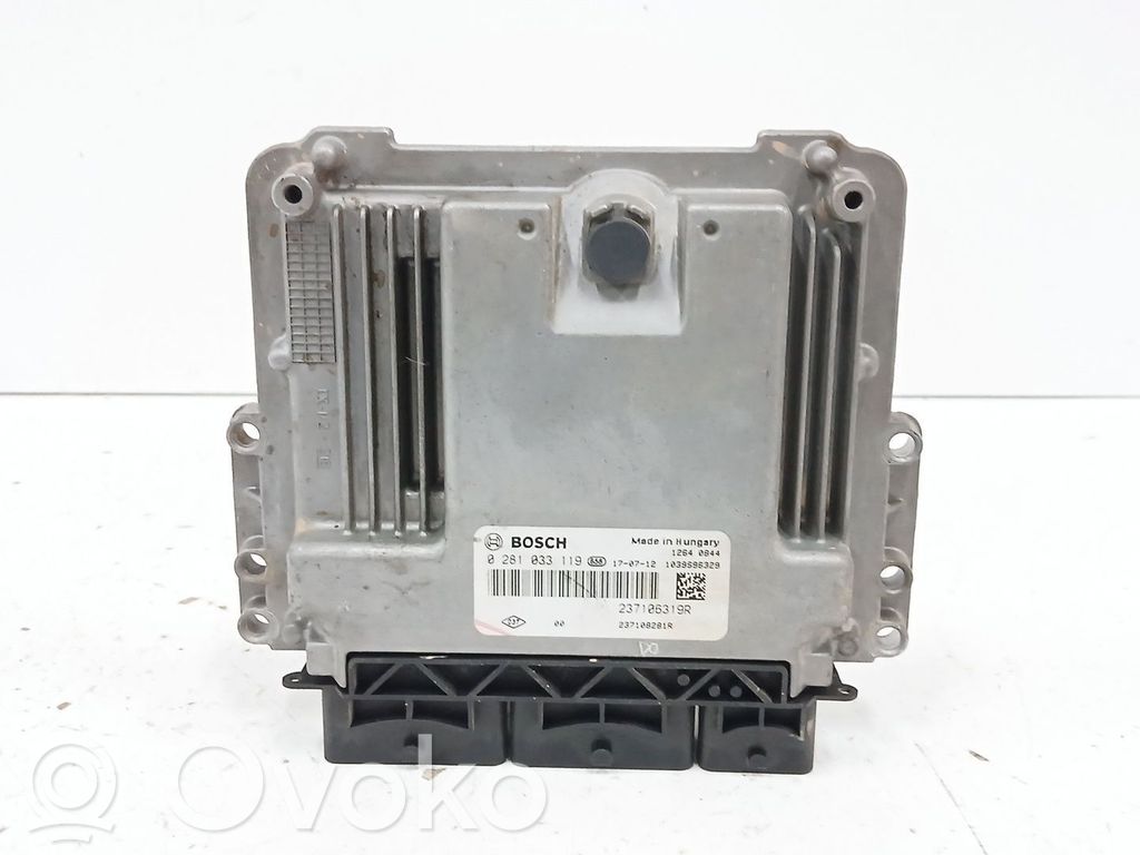 Unitate/modul de control motor   237106319R,237108281R,0281033119