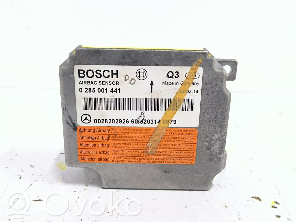 Centralina/modulo airbag   0285001441
