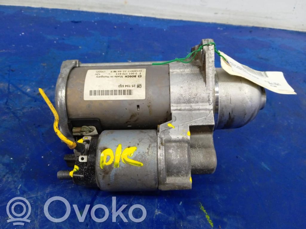 Motor de arranque   0001170611