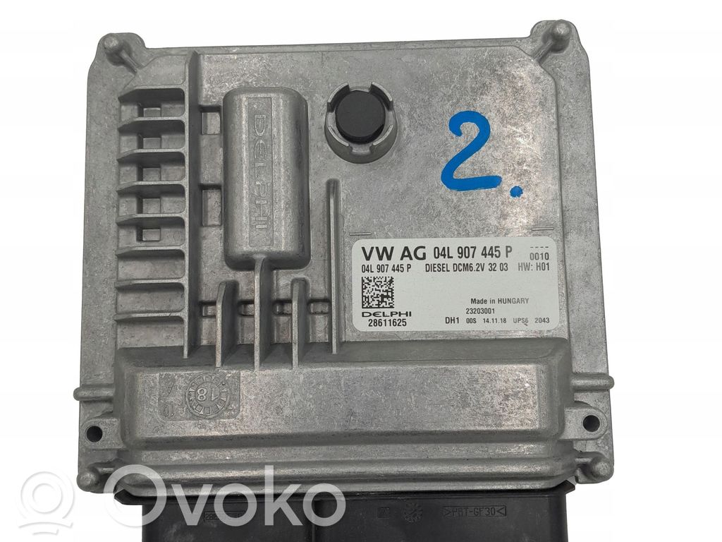 Engine control unit/module   04L907445P,04L907445P