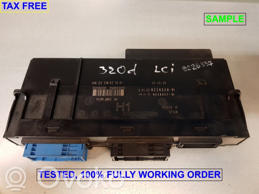 Other control units/modules   9286790,61359226328,61359286790,9144390,9171160,9176887,9177988,9185689,9187545,9219283,9226328,9226337,9227190,9229883,9234003,9247476,9253486,9264577,9267209,9267424,9286790,9298948,9305739