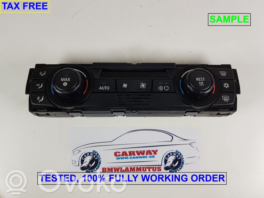 BMW 3 E90 E91 Climate control unit 