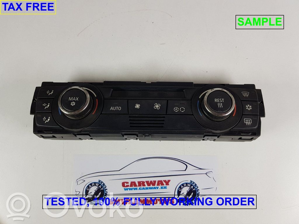 BMW 3 E92 E93 Climate control unit 