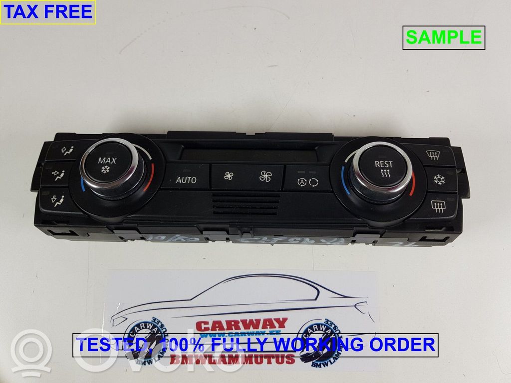 BMW 3 E92 E93 Climate control unit 
