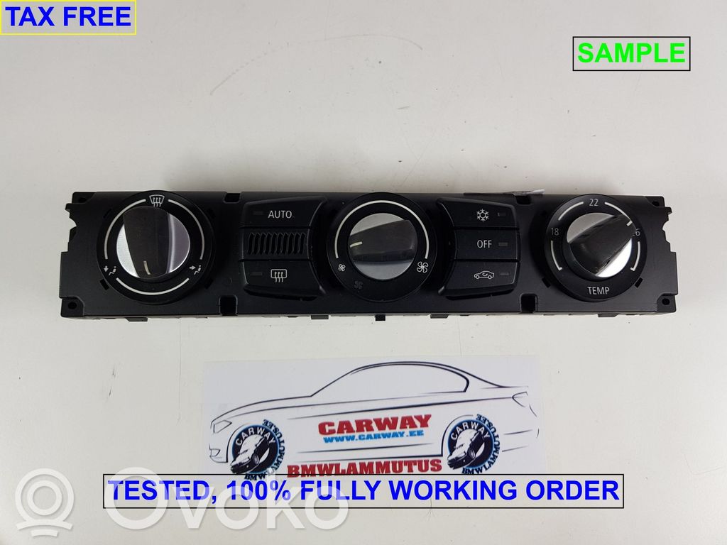 BMW 5 E60 E61 Climate control unit 
