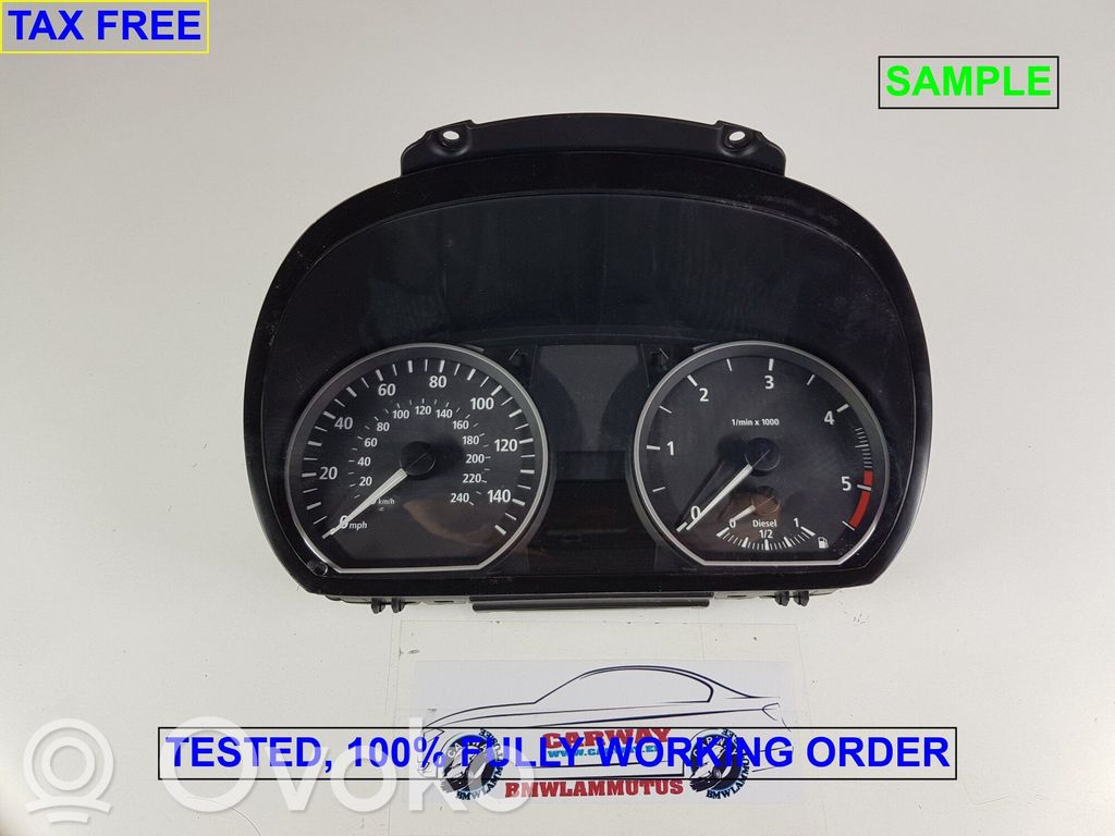 BMW 1 E81 E87 Speedometer (instrument cluster) 