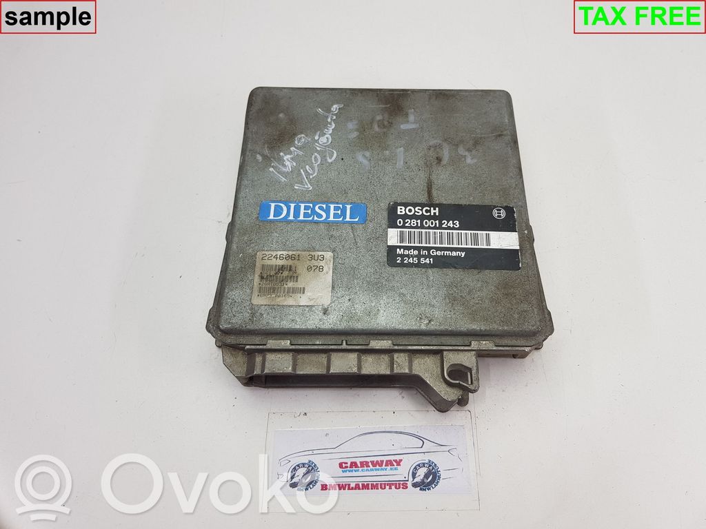 BMW 3 E36 Variklio valdymo blokas 