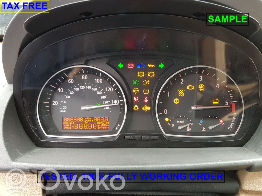 BMW X3 E83 Спидометр (приборный щиток) 