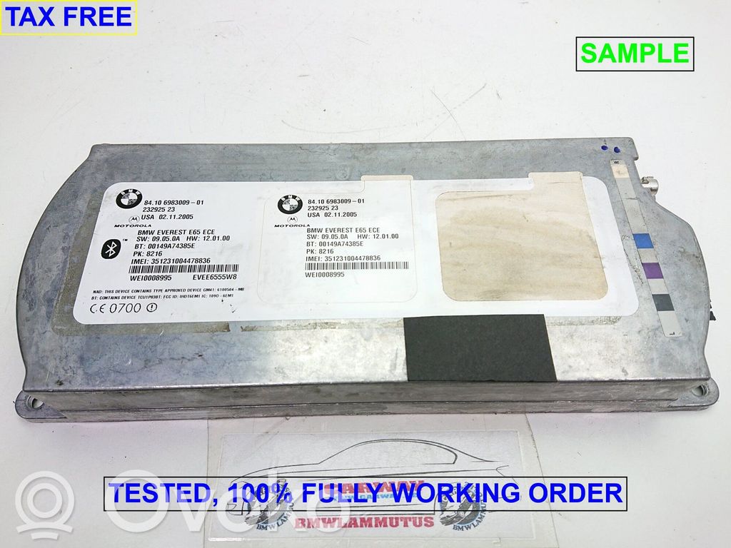 BMW 5 E60 E61 Bluetooth modulis 