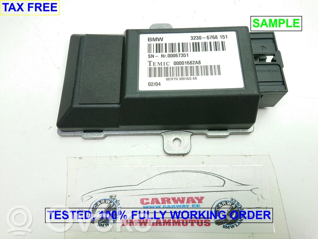 BMW 7 E65 E66 Steering rack control module 