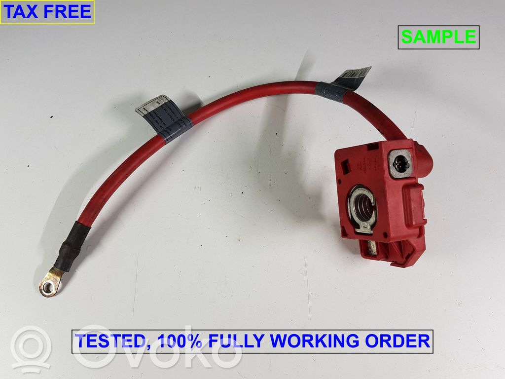 BMW 3 E90 E91 Pliusinis laidas (akumuliatoriaus) 