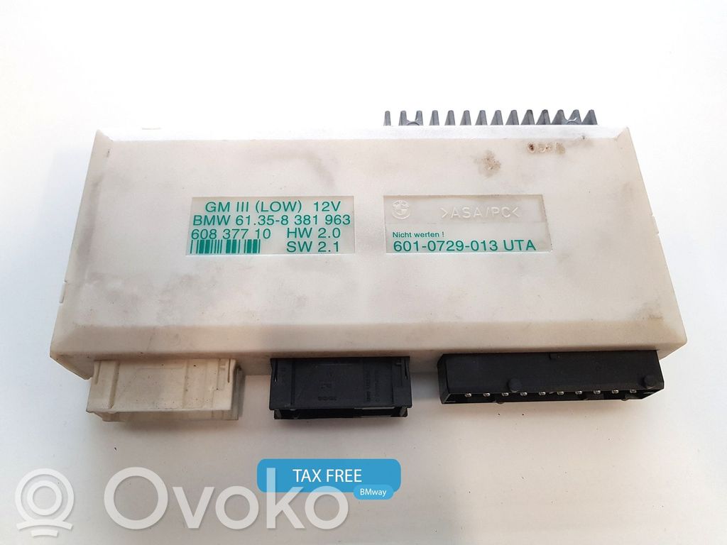 BMW 7 E38 Central body control module 
