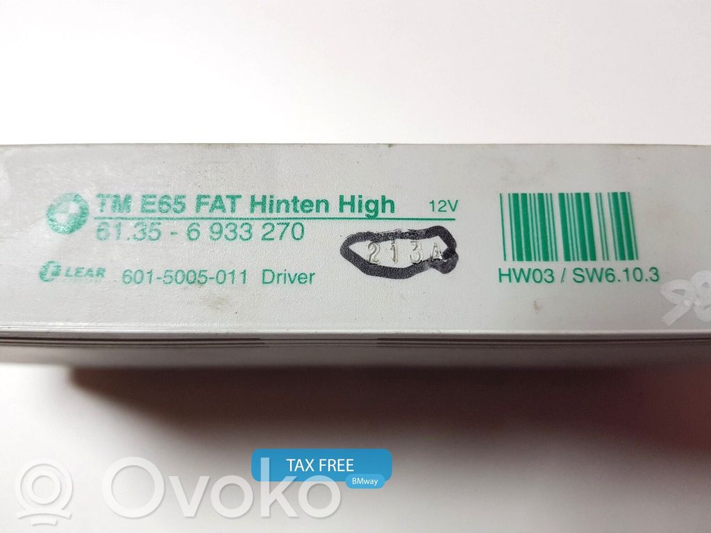 Oven ohjainlaite/moduuli   6964142,61356933270,61356964142,0148983,0300639,0390483,0395475,0407117,6915829,6920466,6921982,6922265,6929180,6931229,6933270,6940441,6945378,6947123,6958453,6964142