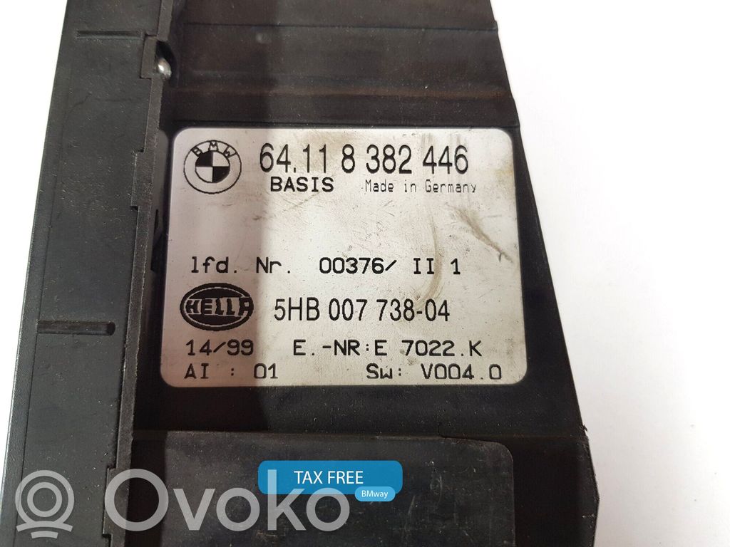 BMW 3 E46 Climate control unit 