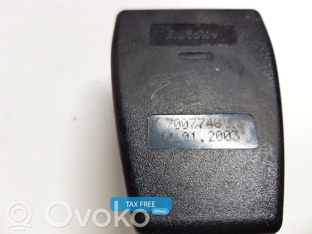 BMW 3 E46 Hebilla del cinturón de seguridad trasero 