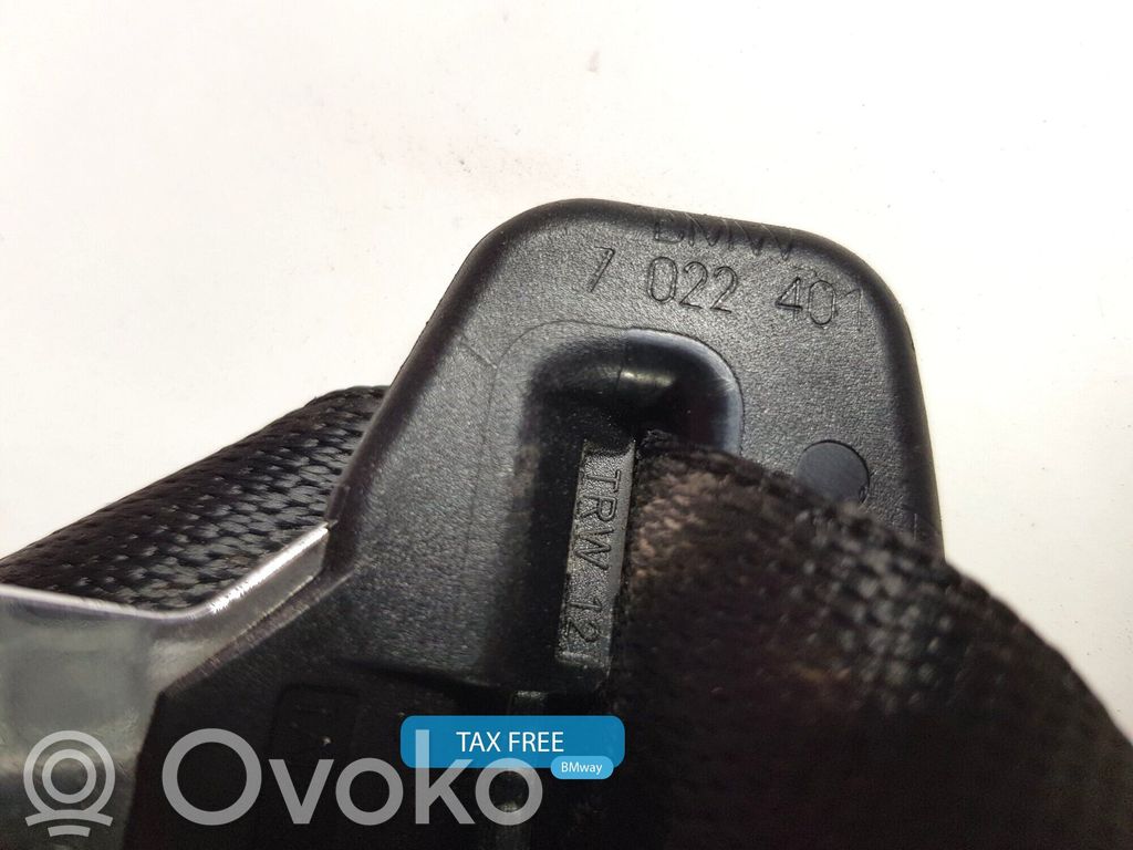 BMW 7 E65 E66 Takaistuimen turvavyö 