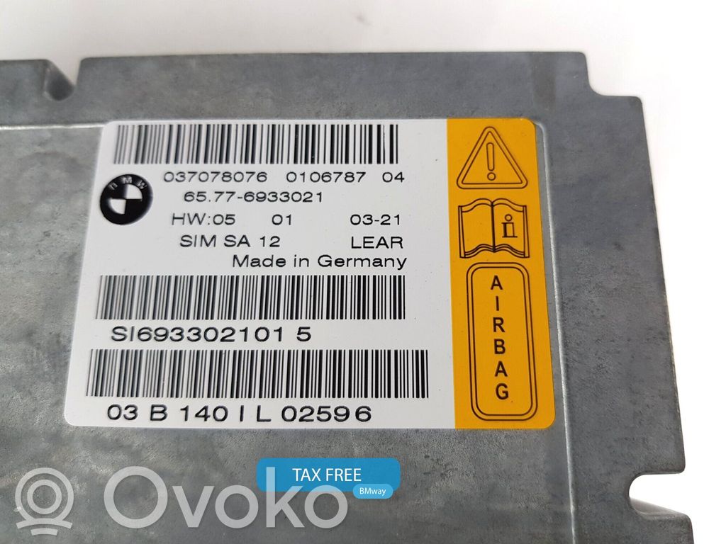 BMW 7 E65 E66 Airbagsteuergerät 