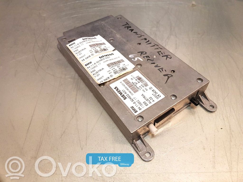 BMW 7 E65 E66 Unidad de control/módulo del teléfono 