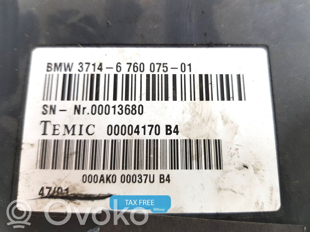 Unidad de control/módulo de la suspensión   6760075,6760075,37146760075,6759600,6760075,6761016,6762208,6765456,6766677,6768383,6769964,6771264,6773532,6776655,6778541,6780590,6783986,6786139