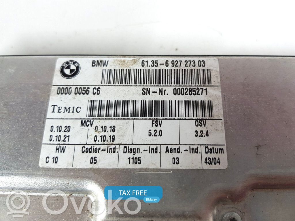 BMW 7 E65 E66 Sēdekļa vadības modulis 