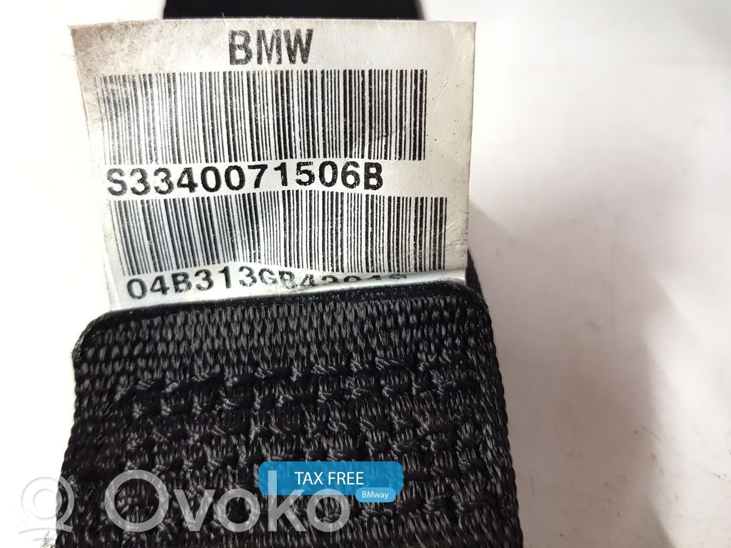 BMW X3 E83 Pas bezpieczeństwa fotela tylnego 