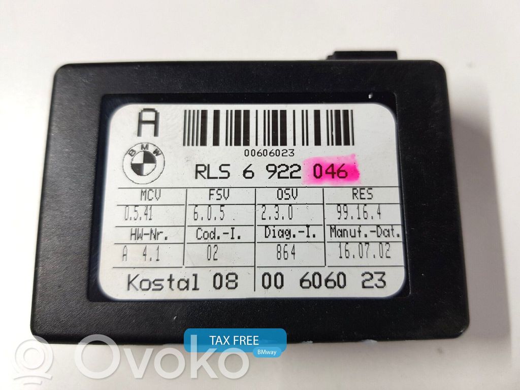 BMW 5 E60 E61 Regensensor 