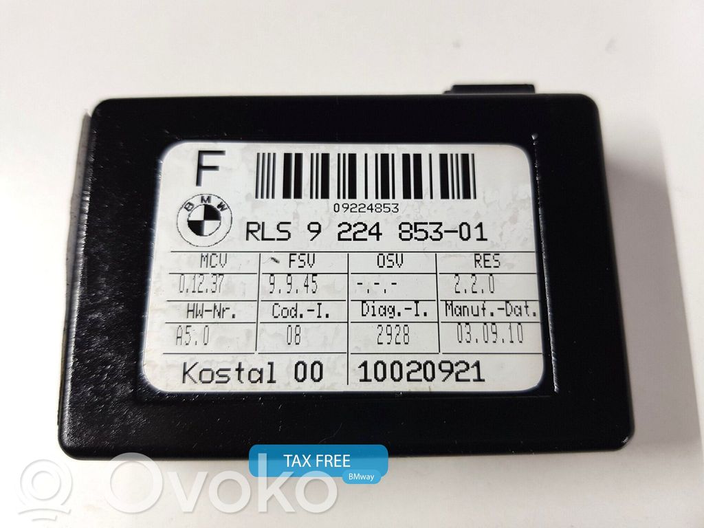 BMW 3 E90 E91 Senzor ploaie 