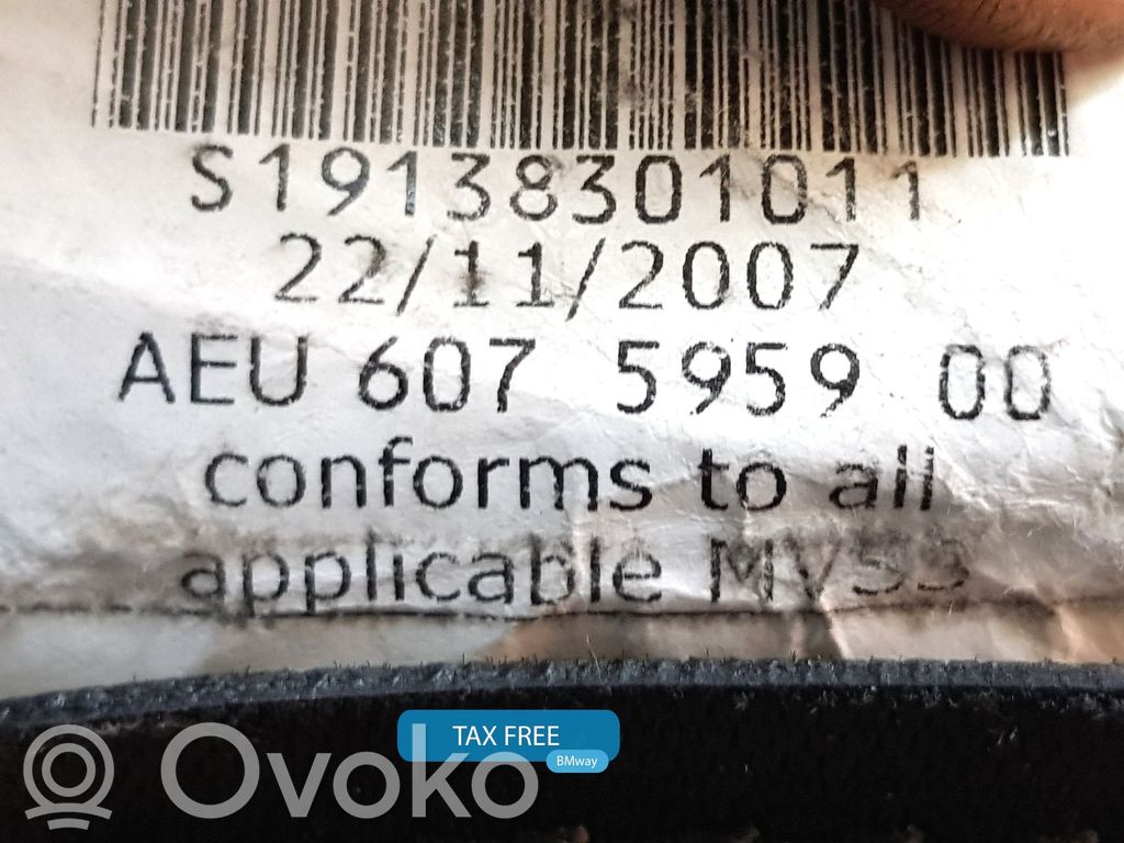 BMW 7 E65 E66 Sicherheitsgurt vorne 