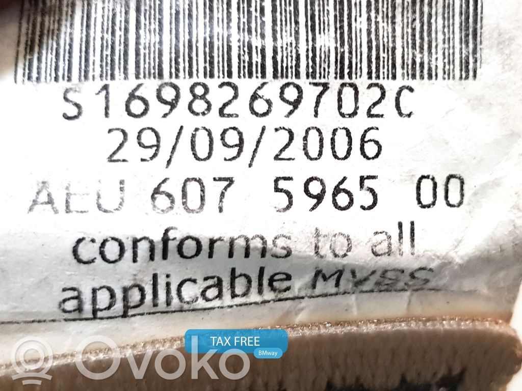 BMW 7 E65 E66 Etuistuimen turvavyö 