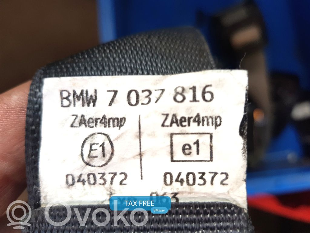 BMW 7 E65 E66 Cinturón delantero 