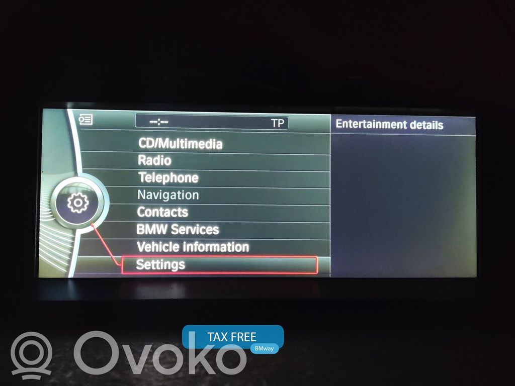 BMW 7 F01 F02 F03 F04 Monitor / wyświetlacz / ekran 